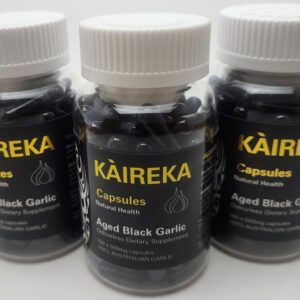 Mareeba Aged Black Garlic Capsules (3x100 Caps)- Now by popular demand, 100 capsules per bottle