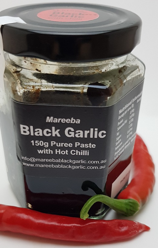 150g Mareeba Black Garlic Chilli Paste - Hot