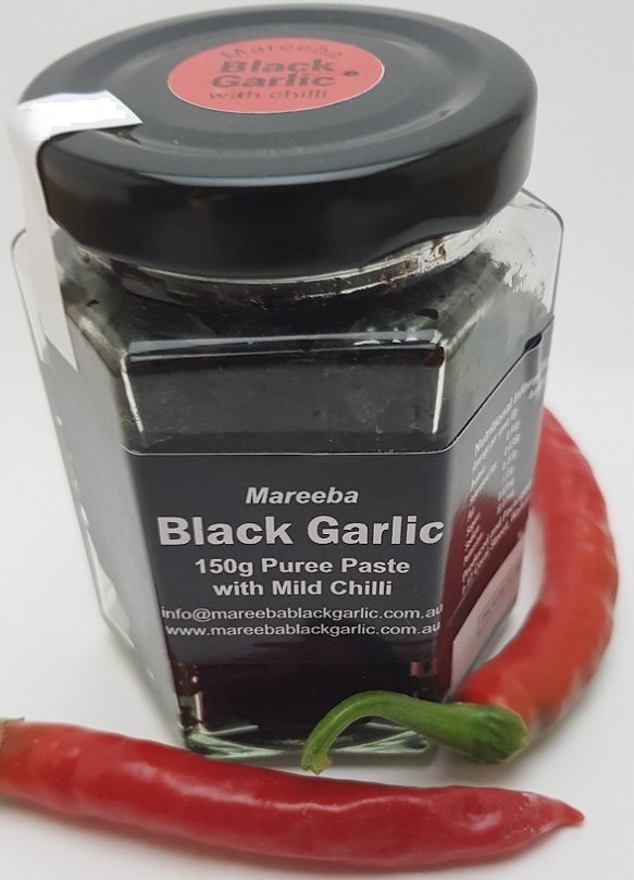 150g Mareeba Black Garlic Chilli Paste - Mild